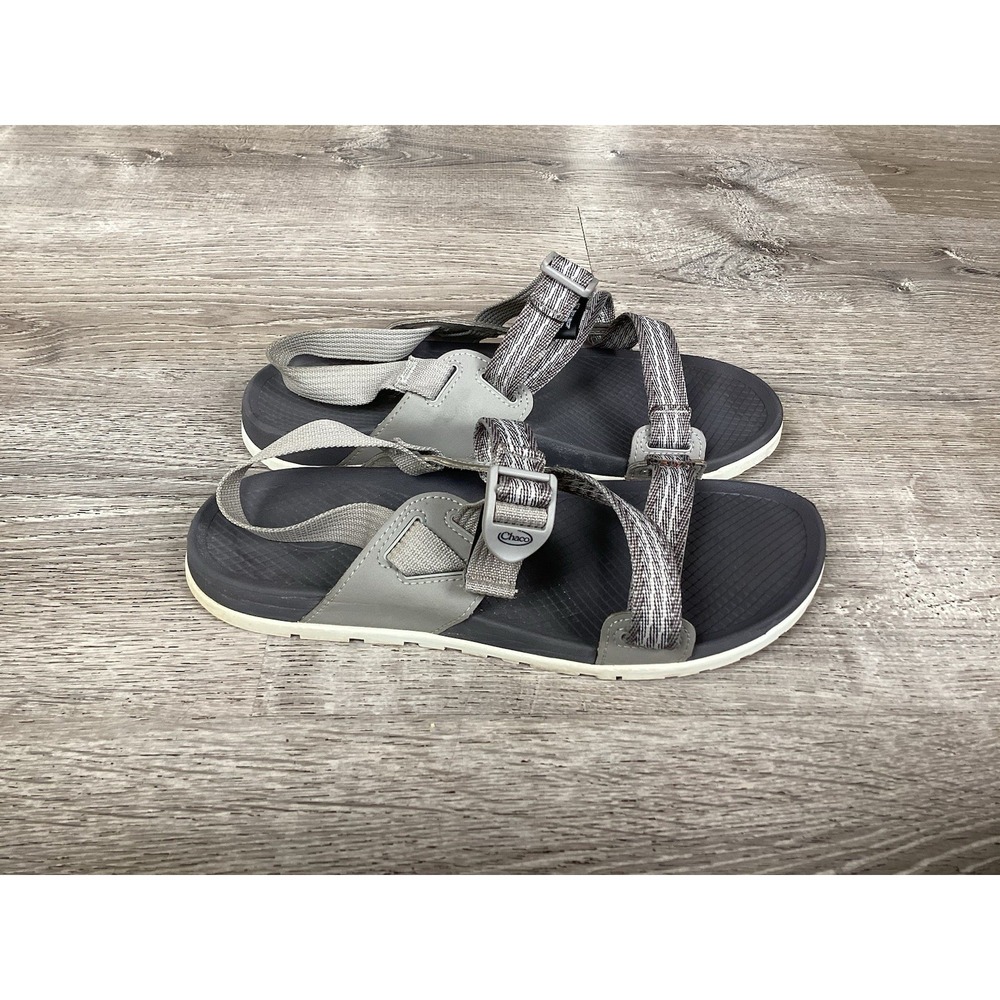 Chaco Lowdown Sandals Womens Size 9 Grey Comfort Scrappy JCH108202